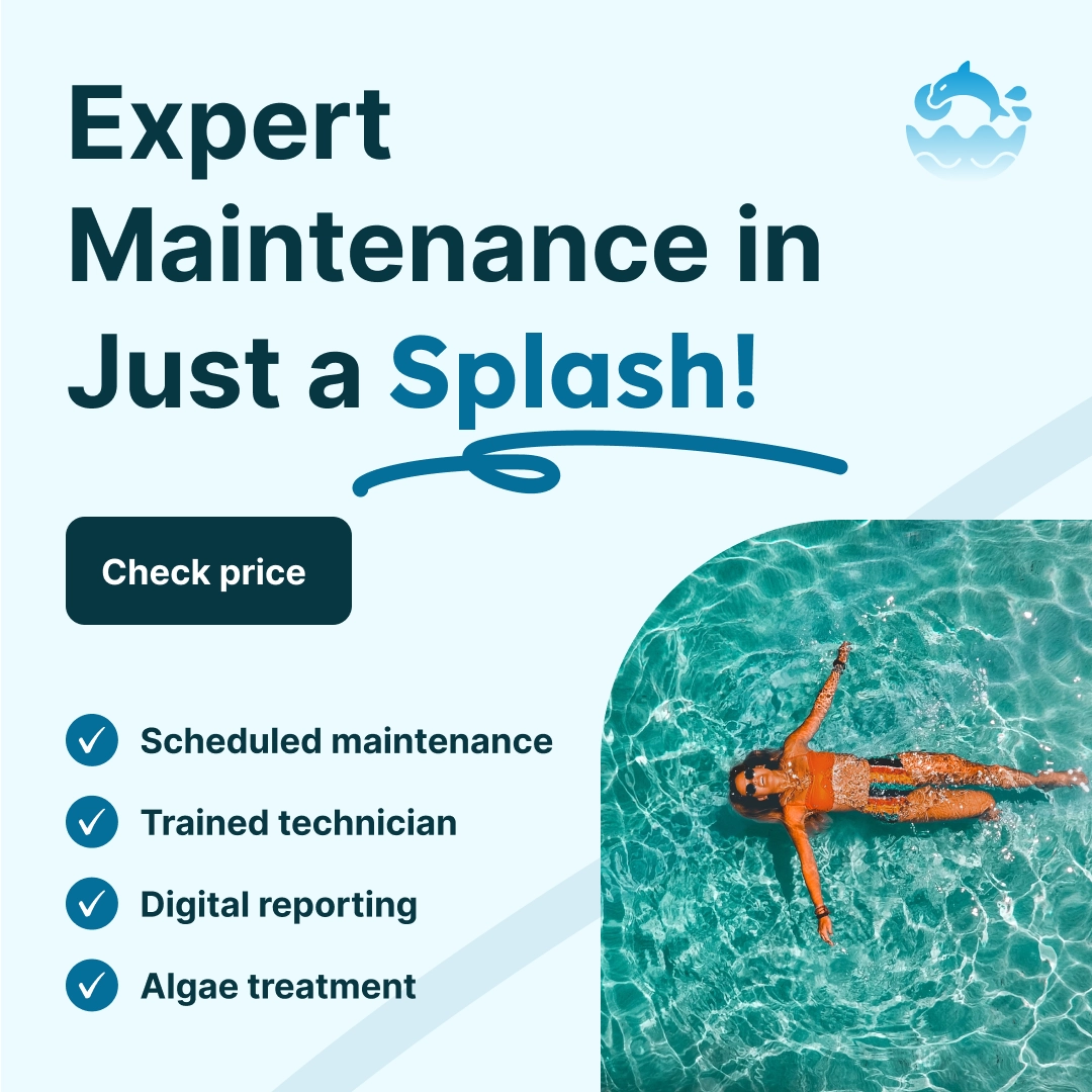 Pool services business advertising ads